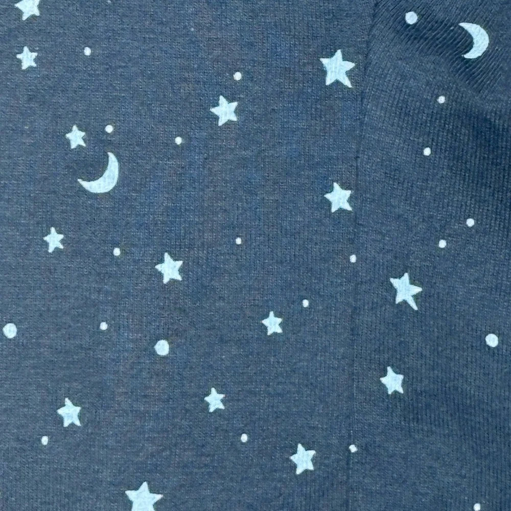 BabyGap kids sleep pants nwot size 3T unisex boys girls gray‎ stars moon cotton